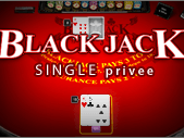 Black Jack Single Privee screenshot